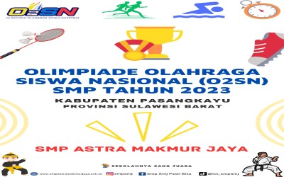 Sukseskan O2SN Tingkat Kabupaten Pasangkayu Tahun 2023, SMP Astra Makmur Jaya Kirim Atlet Terbaik