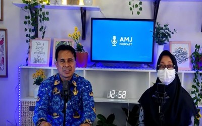 Kunjungan Silaturahmi Kepala Dinas Pendidikan, Pemuda, dan Olahraga Kabupaten Pasangkayu Disambut Podcast AMJ