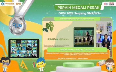 Bangga, Tim Peneliti SMP Astra Raih Medali Perak Olimpiade Penelitian Siswa Nasional